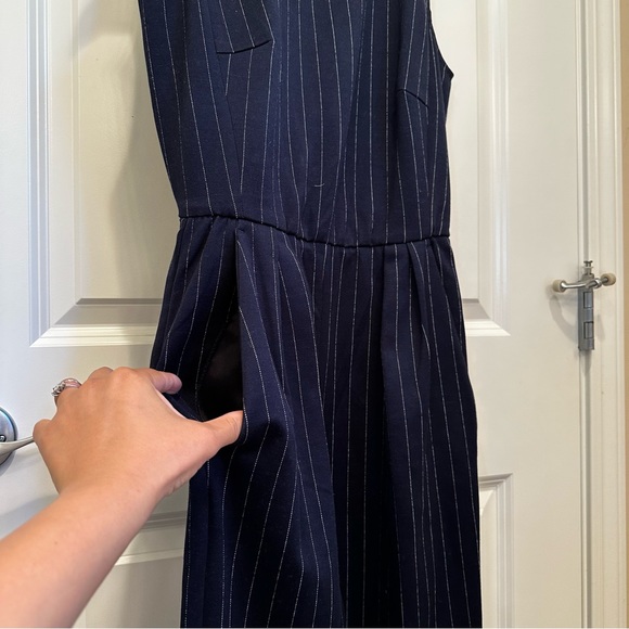 SOLD!on Ebay MaxMara Label-cutEDITTO Jumpsuit.Size: Small.Color:Navy/Striped New - Picture 12 of 17